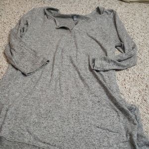 Bracelet length sleeve plush dress.